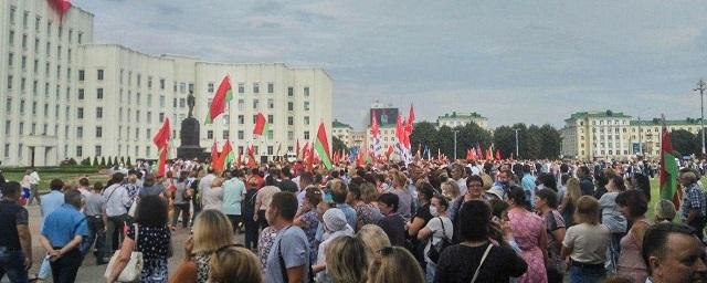 В Гомеле и Могилеве прошли многотысячные митинги в поддержку Лукашенко