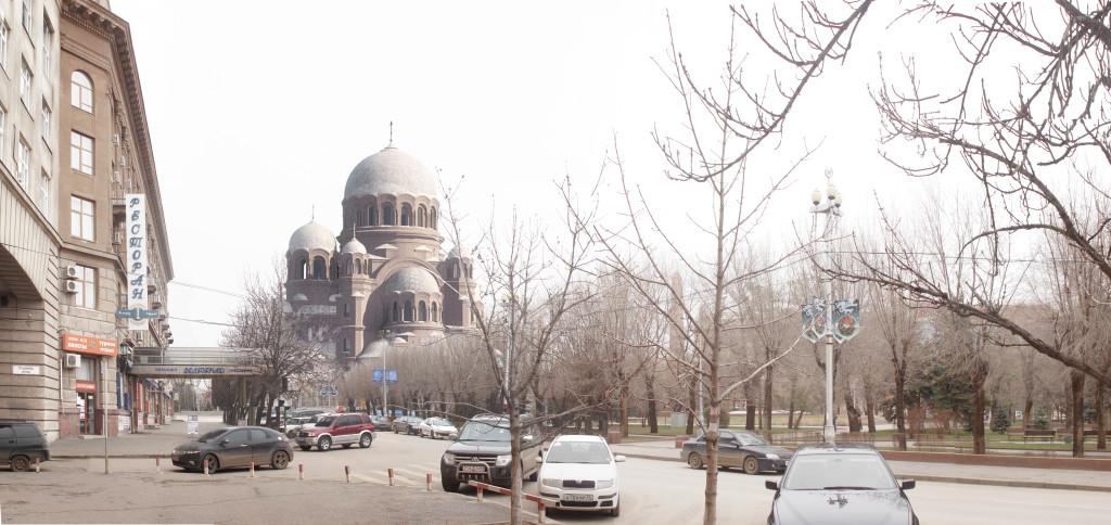 В Волгограде к осени возведут стены собора Александра Невского