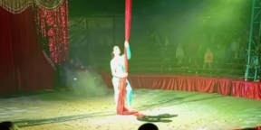 В Самаре выступавшая в цирке-шапито без страховки гимнастка упала с высоты