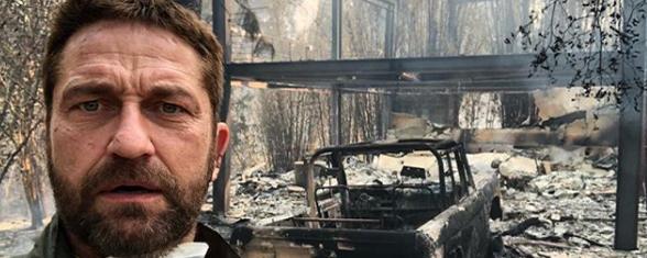 Из-за крупнейшего пожара в США актер Джерард Батлер лишился дома