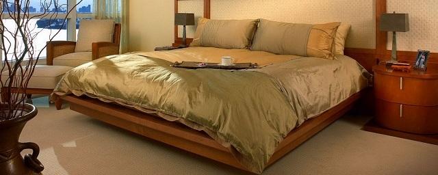 Дизайн интерьера спальни в стиле дзен