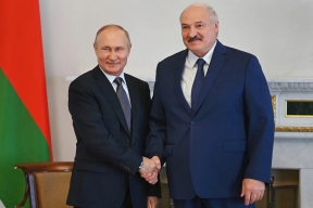 Путин сообщил, что Лукашенко поддерживает строительство железнодорожной ВСМ до Минска