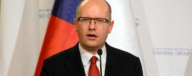 Премьер-министр Чехии опроверг сведения о производстве «Новичка»