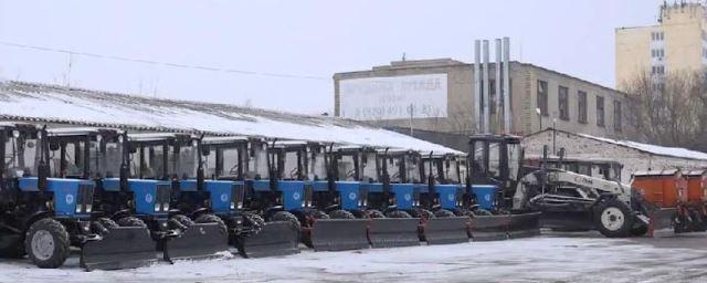 Новые трактора пополнили автопарк коммунальной техники Тамбова