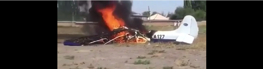 В Казахстане при крушении самолета Як-12 погибли два человека