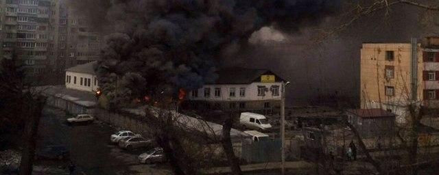 В Челябинске семь баллонов с кислородом оказались в центре пожара