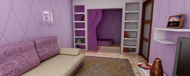 Сиреневый цвет в дизайне интерьера дома