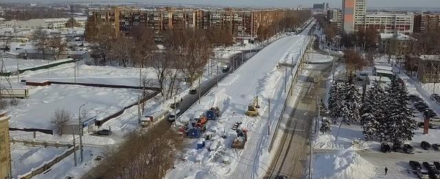 В Самаре ремонт трамвайных путей на Заводском шоссе закончат весной