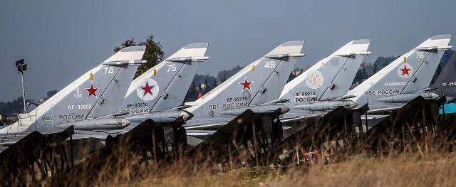 Российские самолеты с 1 мая прекратили боевые вылеты в Сирии