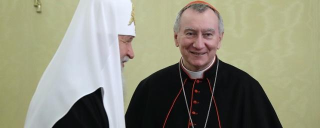 Патриарх Кирилл подарил госсекретарю Ватикана икону