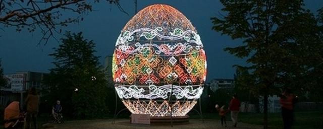 В Ижевске на ступенях храма установят трехметровое светодиодное яйцо