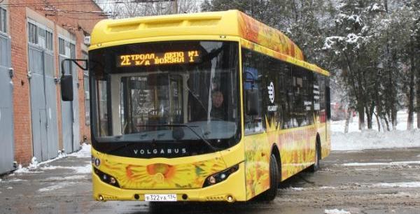 В Краснодаре протестируют новый автобус «Волгабас»