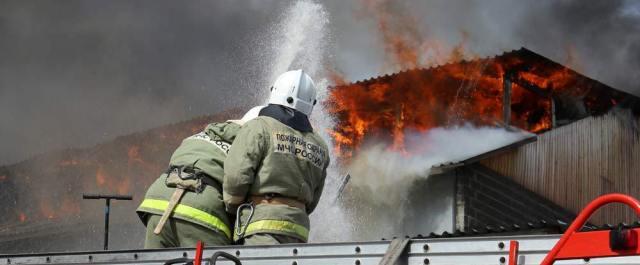 В Новосибирске сотрудники МЧС спасли горожанина из горящего гаража