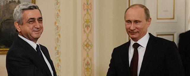 Путин: Отношения России и Армении строятся на уходящей в века основе