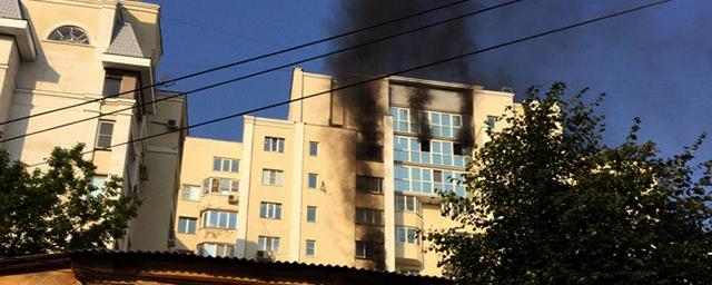 В Воронеже спасатели потушили многоэтажку на улице Карла Маркса