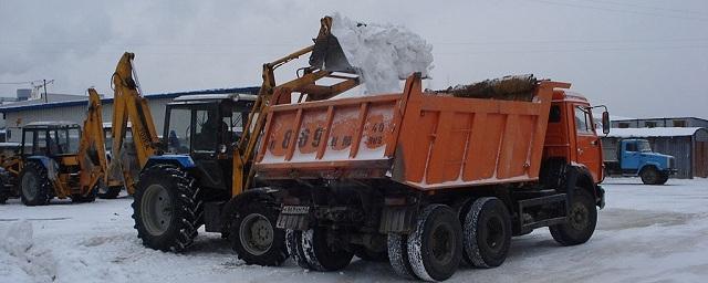 С улиц Челябинска за ночь вывезли около 3000 тонн снега