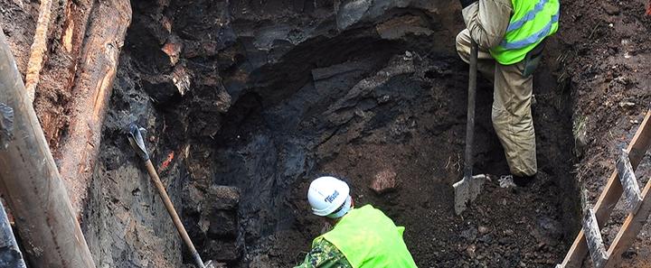 В центре Москвы строители откопали кабак XVIII века