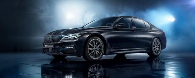 Специально для России создана уникальная черная версия BMW 7-Series