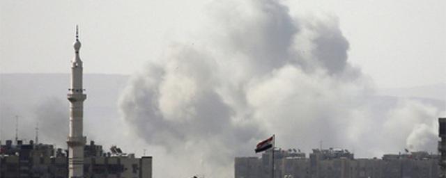 ВВС Сирии ведут бой с террористами к югу от Дамаска