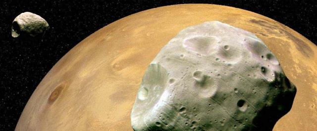 «Хаббл» снял на видео вращение Фобоса вокруг Марса