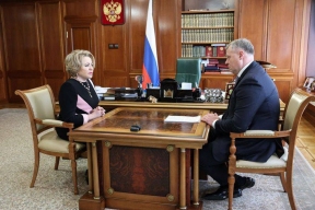 Игорь Бабушкин обсудил с Валентиной Матвиенко социально-экономическое развитие Астраханской области