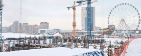 Раис Татарстана Минниханов осмотрел стройплощадку нового здания театра Камал