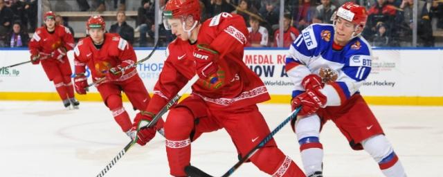 Молодежная сборная России по хоккею обыграла Белоруссию в матче ЧМ