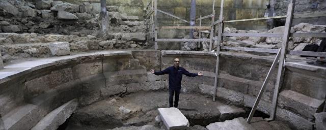 В Иерусалиме археологи обнаружили древнее сооружение на 200 мест