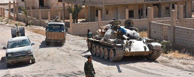 В США заявили об уничтожении танка проправительственных сил в Сирии