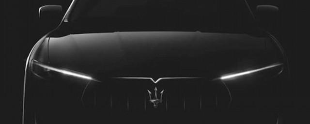 Maserati показала первое изображение кроссовера Levante