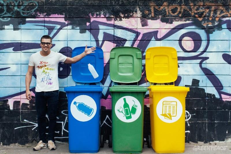 В Рязани установили урны для раздельного сбора мусора‍