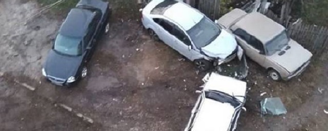 Пьяный угонщик из Тамбова протаранил три автомобиля