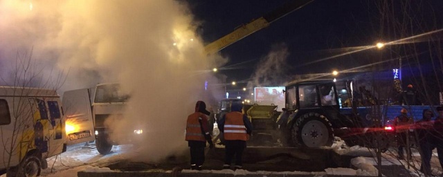 В Барнауле устранена авария на теплосетях, подача тепла восстановлена