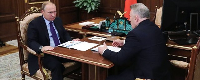 Путин встретился с губернатором Хабаровского края