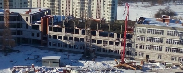 В Курске обрушились перекрытия во время строительства школы