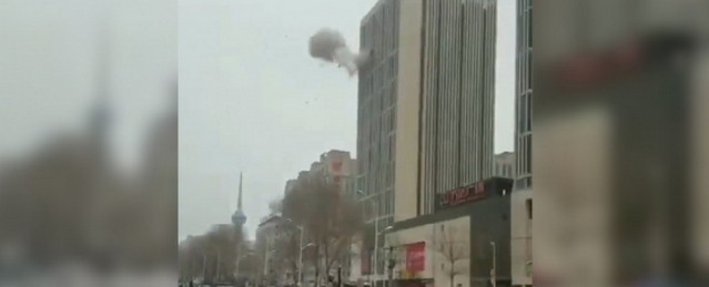 В китайском городе Чанчунь прогремела серия взрывов возле небоскреба