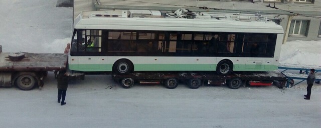 В Курск привезли первый пассажирский электробус