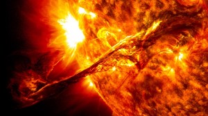 magnetic storm on the Sun