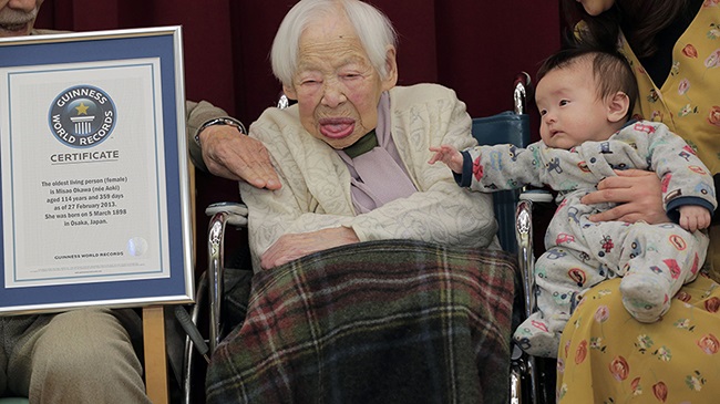 centenarians in Japan