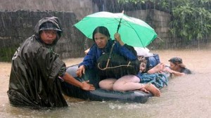 typhoon in the Philippines