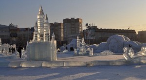 ледовый городок на эспланаде