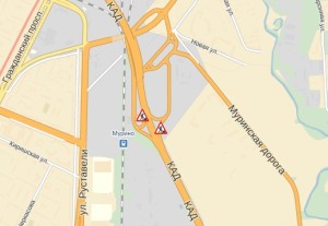 Петербург КАД ограничение движения схема