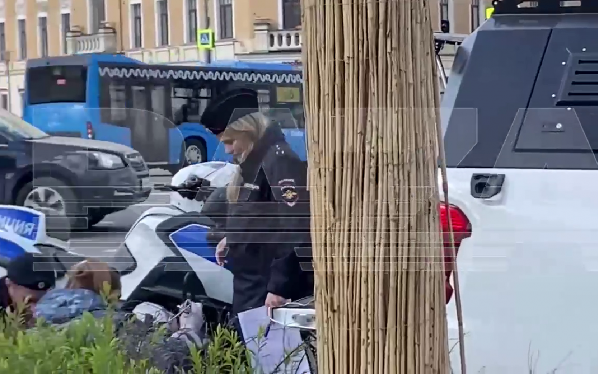 В центре Москвы задержали машину с разобранным беспилотником
