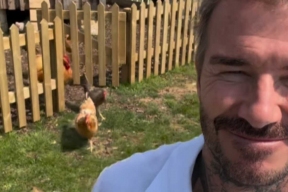 David Beckham showed off his mini-farm