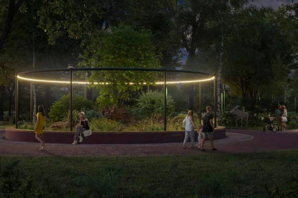 В Центральном парке Щелкова ведется масштабное благоустройство