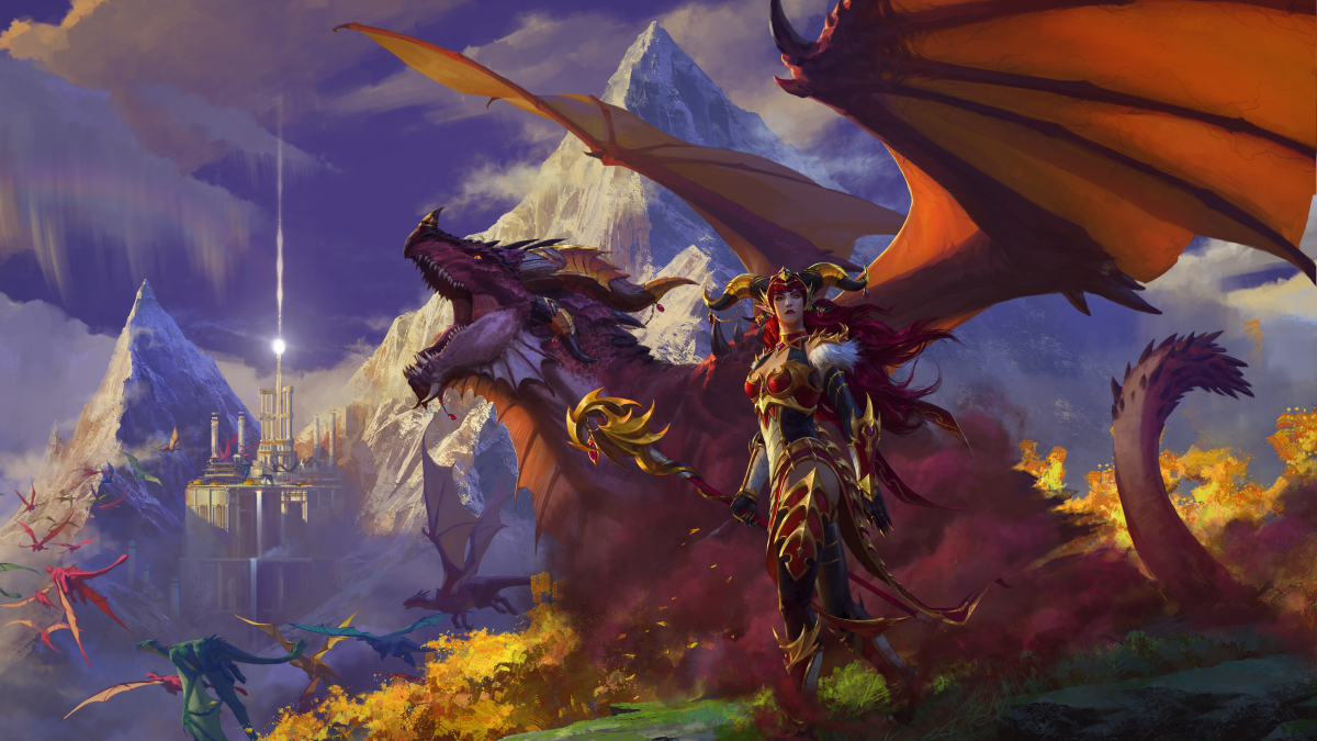 Blizzard анонсировала новое дополнение World Of Warcraft: Dragonflight