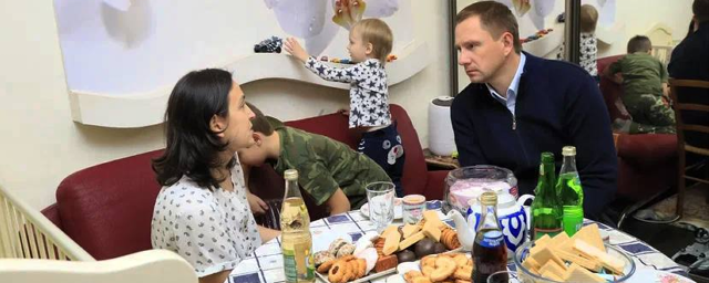 Глава г.о. Красногорск Дмитрий Волков встретился с семьей мобилизованного