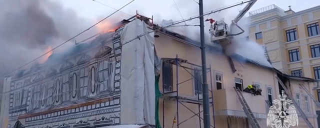 В Нижнем Новгороде произошёл пожар в Доме купца Котельникова