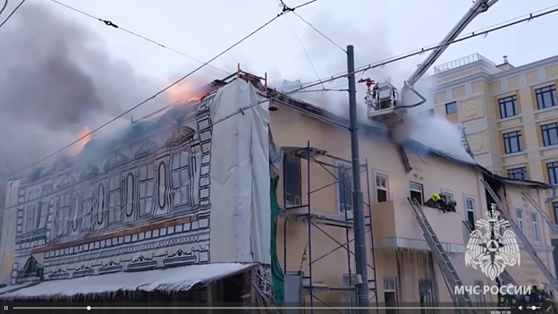 В Нижнем Новгороде произошёл пожар в Доме купца Котельникова