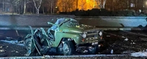 Народная милиция ДНР: на парковке около дома правительства в Донецке взорвана машина